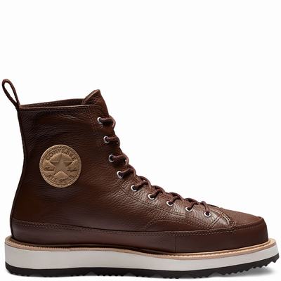 Férfi Converse Crafted Boot Chuck Taylor Bakancs CO2539780 Csokoládé